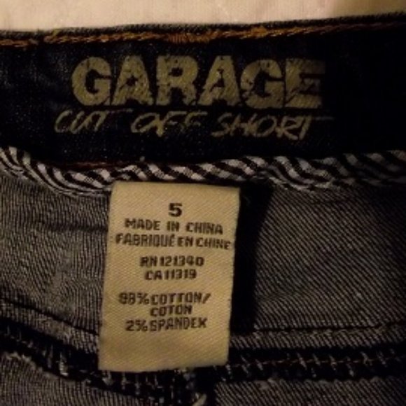 GARAGE Women's Jeans Shorts Sizes: 3 & 5 - Picture 6 of 6